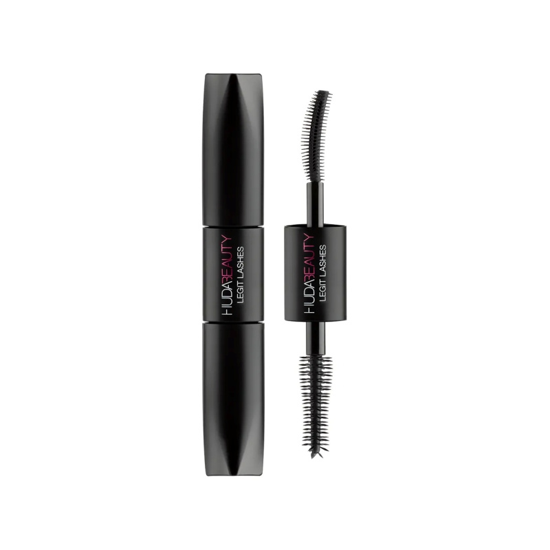 HUDA BEAUTY LEGIT LASHES Double-Ended Volumizing and Lengthening  Mascara - هدى بيوتي مسكارا رموش
